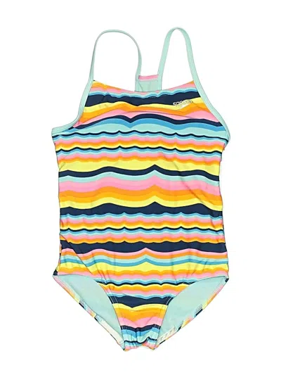 Pre-owned Speedo Kids' One Piece Swimsuit In Yellow