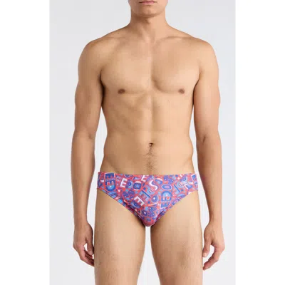Speedo ® Print Swim Briefs In Multi