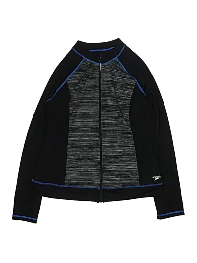 Pre-owned Speedo Rash Guard In Black