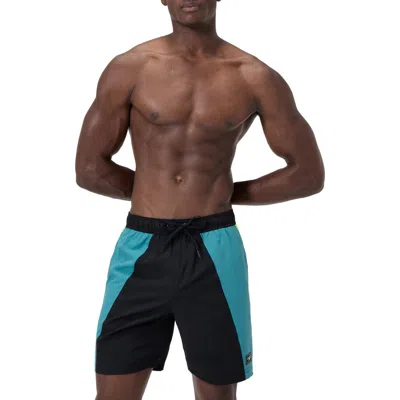 Speedo ® Redondo Edge Colorblock Volley Swim Trunks In Black