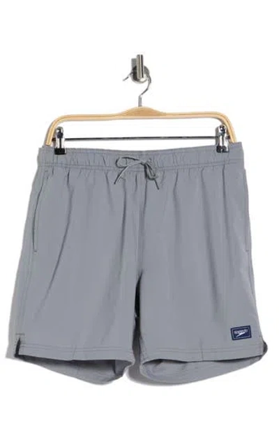 Speedo ® Redondo Edge Volley Swim Trunks In Gray