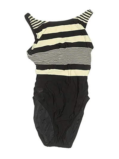 Pre-owned Speedo Sleeveless Top Black One Shoulder Neckline Tops