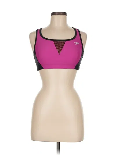 Pre-owned Speedo Sports Bra In Pink