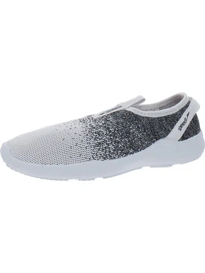 Speedo Surfknit Pro Womens Cushioned Footbed Manmade Other Sports Shoes In Gray