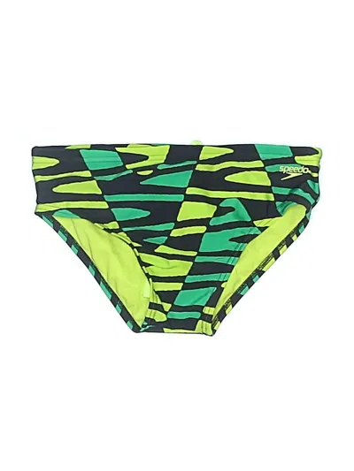 Pre-owned Speedo Swimsuit Bottoms In Green