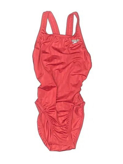 Pre-owned Speedo Swimsuit Bottoms In Red