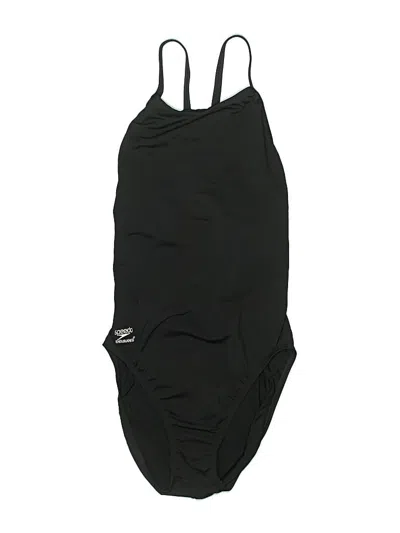 Pre-owned Speedo Swimsuit Cover Up In Black
