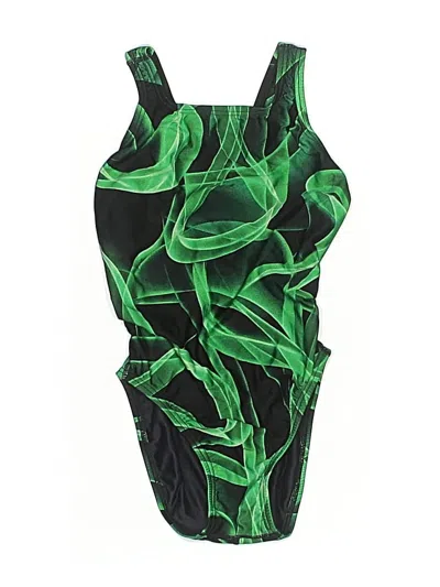 Pre-owned Speedo Swimsuit Cover Up In Green