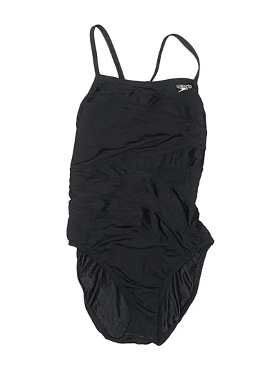 Pre-owned Speedo Swimsuit Top Black Swimwear