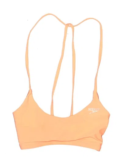 Pre-owned Speedo Swimsuit Top Orange Swimwear