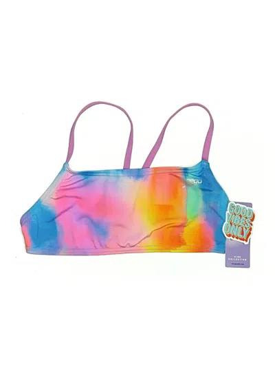 Speedo Swimsuit Top Pink Tie-dye Pattern Swimwear