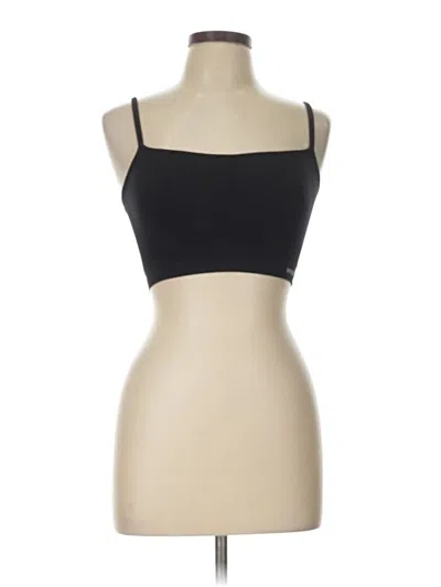 Pre-owned Speedo Tank Top Black Strapless Neckline Tops