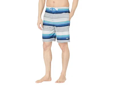 Speedo Thruway Stripe Bondi 20 Boardshorts In Gray