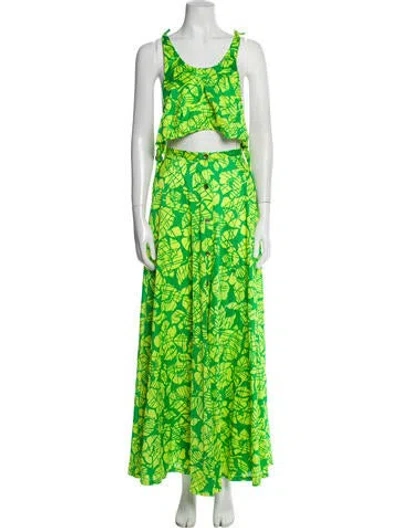 Pre-owned Speedo Vintage 1980's Skirt Set In Green