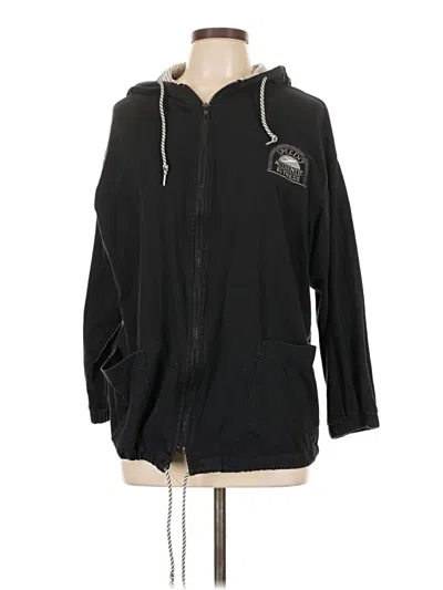 Pre-owned Speedo Zip Up Hoodie In Black