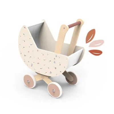 Speedy Monkey Kids'  Doll Pram In Multi