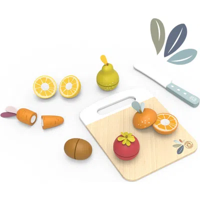 Speedy Monkey Kids'  Fruits & Vegetables Cutting Playset In Multi