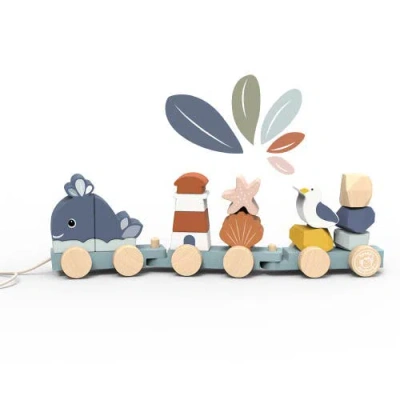 Speedy Monkey Kids'  Ocean Stacking Train In Multi