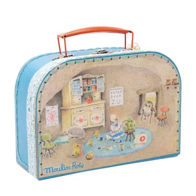 Speedy Monkey Suitcase Doctor's Medical Set In Blue In Multi