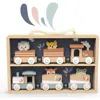 Speedy Monkey Train Set Display Case In Multi