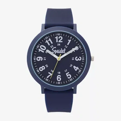 Speidel Color Pop Unisex Adult Blue Strap Watch 60910009