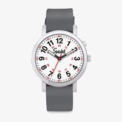 Speidel Medi Glow Unisex Adult Gray Strap Watch 60370011 In Metallic
