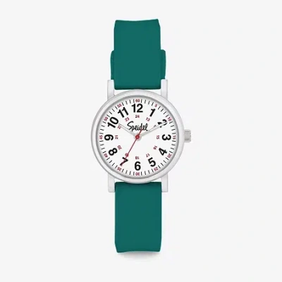 Speidel Medi Petite Unisex Adult Green Strap Watch 60350013 In Metallic