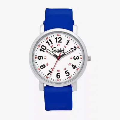 Speidel Medi Watch Unisex Adult Blue Strap Watch 60340012 In Neutral