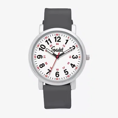 Speidel Medi Watch Unisex Adult Gray Strap Watch 60340011 In Metallic
