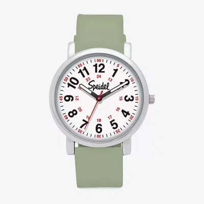 Speidel Medi Watch Unisex Adult Green Strap Watch 60340021