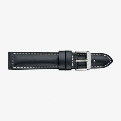 Speidel Unisex Adult Black Leather Watch Band 298-101-18