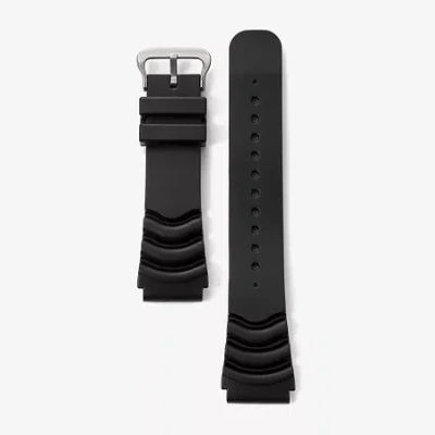 Speidel Unisex Adult Black Watch Band 23000788 In Gray