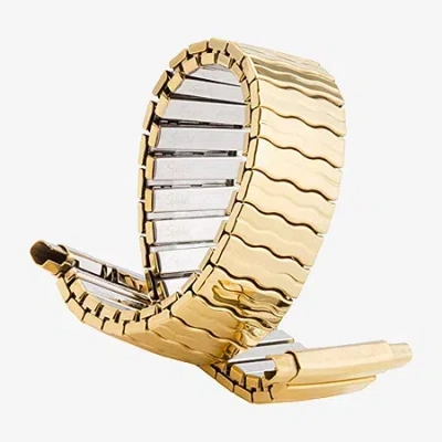 Speidel Unisex Adult Gold Tone Stainless Steel Watch Band 68237 In Yellow