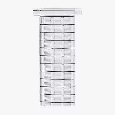 Speidel Unisex Adult Silver Tone Stainless Steel Watch Band 161102 In White