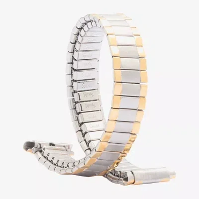 Speidel Unisex Adult Two Tone Stainless Steel Watch Band 220919 In Yellow