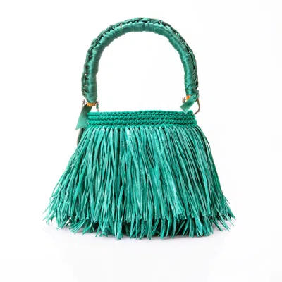 Speira Women's Bucket Raffia Green