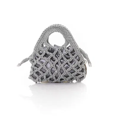 Speira Women's Evening Glam Bag Silver Glitter