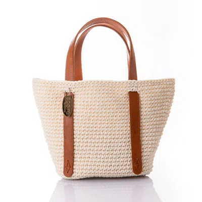 Speira Women's Neutrals Mini Round Bag Ivory In White