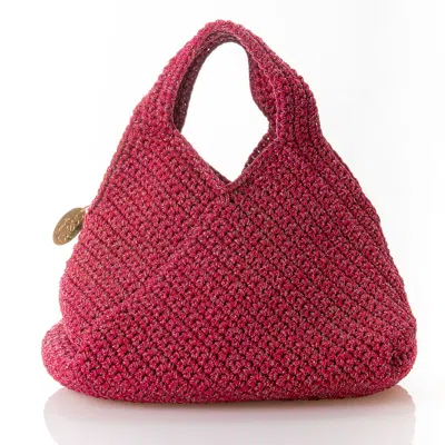 Speira Women's Red Tote Asymmetric Burgundy