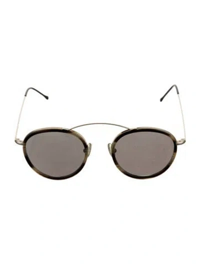 Pre-owned Spektre Round Tinted Sunglasses In Neutral