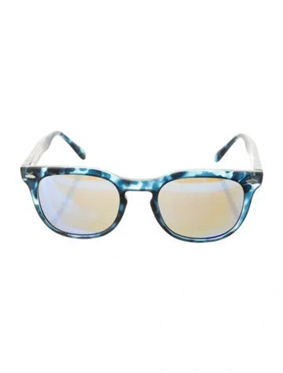 Pre-owned Spektre Wayfarer Mirrored Sunglasses In Brown