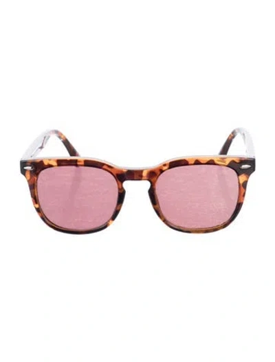 Pre-owned Spektre Wayfarer Tinted Sunglasses In Brown