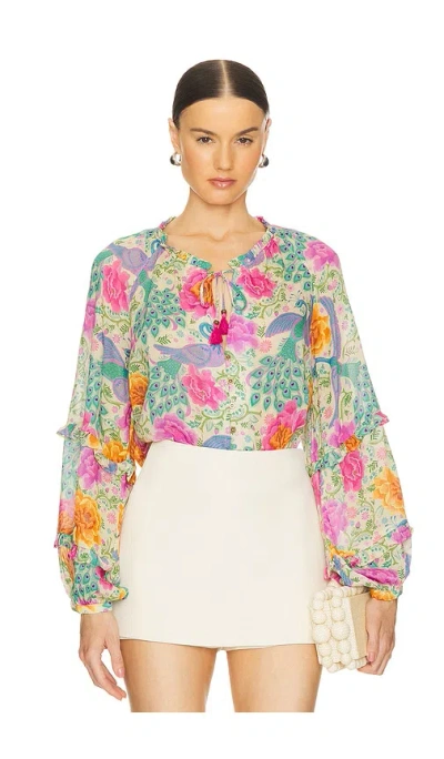 Spell Boheme Blouse In Green