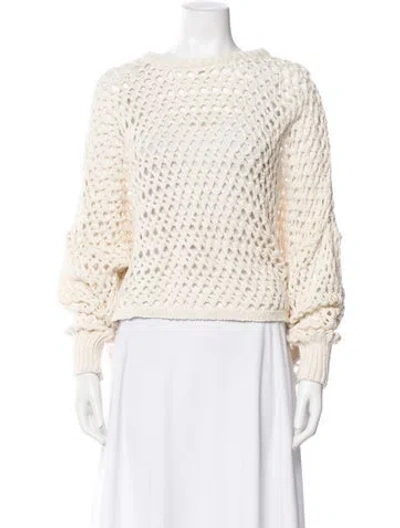 Pre-owned Spell & The Gypsy Collective Crew Neck Sweater In Neutral