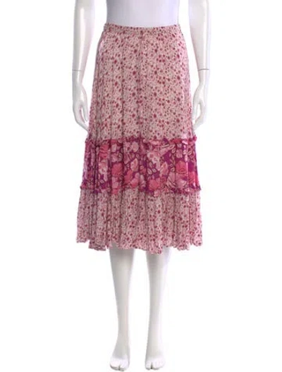 Pre-owned Spell & The Gypsy Collective Floral Print Knee-length Skirt