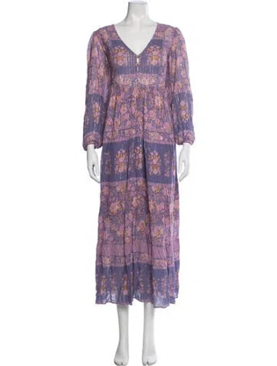 Pre-owned Spell & The Gypsy Collective Floral Print Long Dress