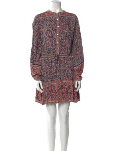 Pre-owned Spell & The Gypsy Collective Floral Print Mini Dress In Multi