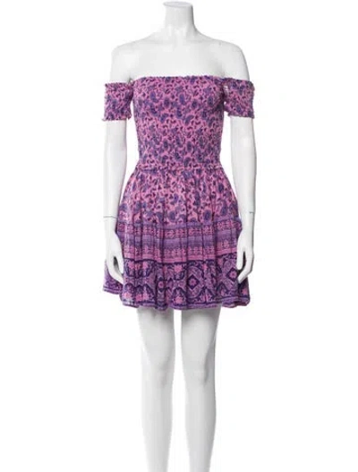Pre-owned Spell & The Gypsy Collective Floral Print Mini Dress In Multi