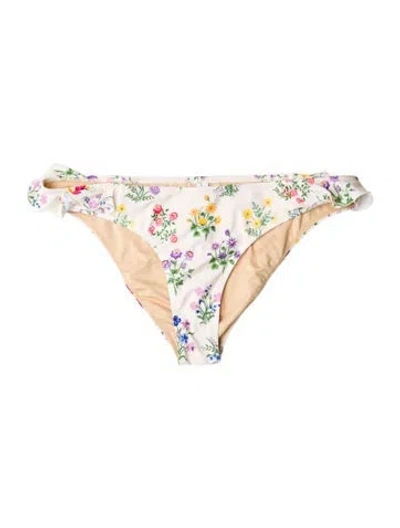 Pre-owned Spell & The Gypsy Collective Floral Print Ruffle Embellishment Bottoms W/ Tags In Multi