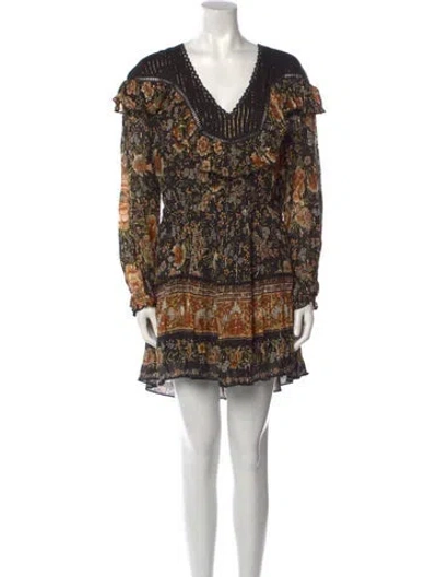 Pre-owned Spell & The Gypsy Collective Printed Mini Dress In Multi